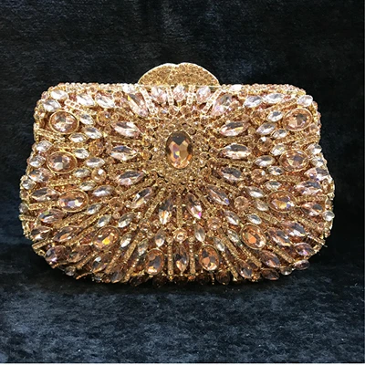 gold party purse