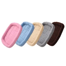 Дом для собак много цветов Зимний теплый коврик для маленьких собак Твердые товары для домашних животных постельные матрасы из шерсти ягнёнка, кашемир удобные постельные матрасы Размер буксировки