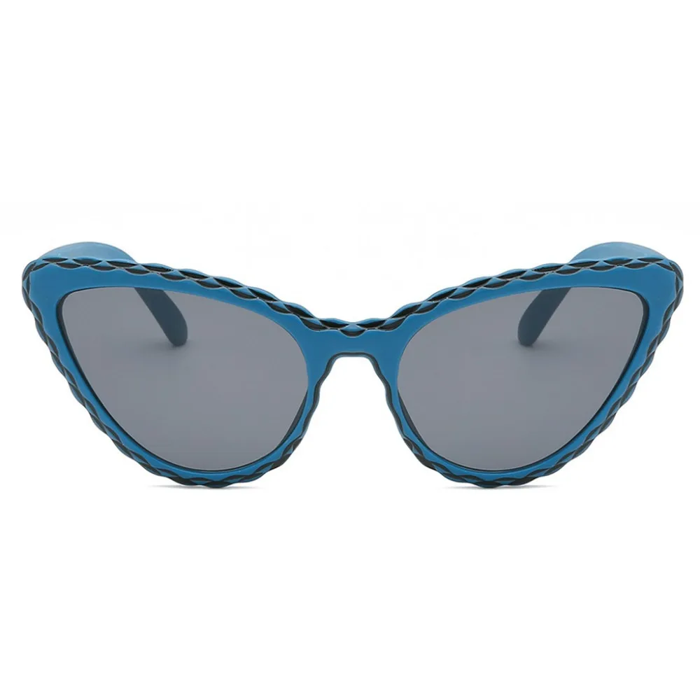 Солнцезащитные очки Для женщин поляризованные Модные солнцезащитные очки для женщин с защитой от ультрафиолета водитель автомобиля очки солнцезащитные очки "кошачий глаз" маска полосы очки ретро K523