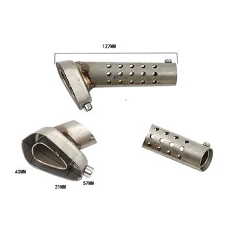 

Motorcycle Exhaust Muffler Adjustable DB Killer Silencer Stainless Steel Noise Sound Eliminator 48/57mm For Motorbike