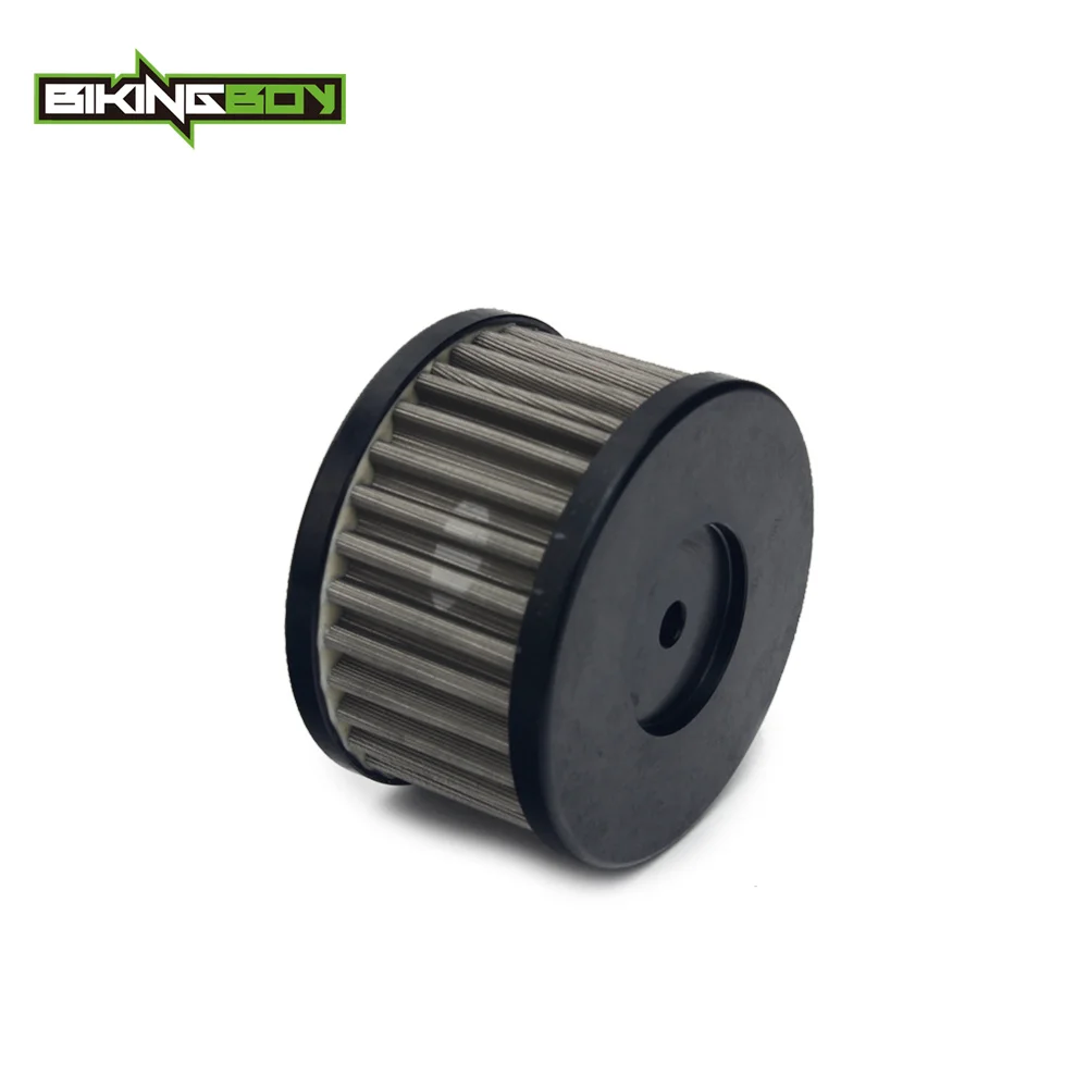BIKINGBOY масло многоразового использования фильтра DR650S DR 650 S 97 98 99 00 01 02 03 04 05 06 07 08 09, 10, 11, 12, 13, 14, 15, 16 лет из нержавеющей стали