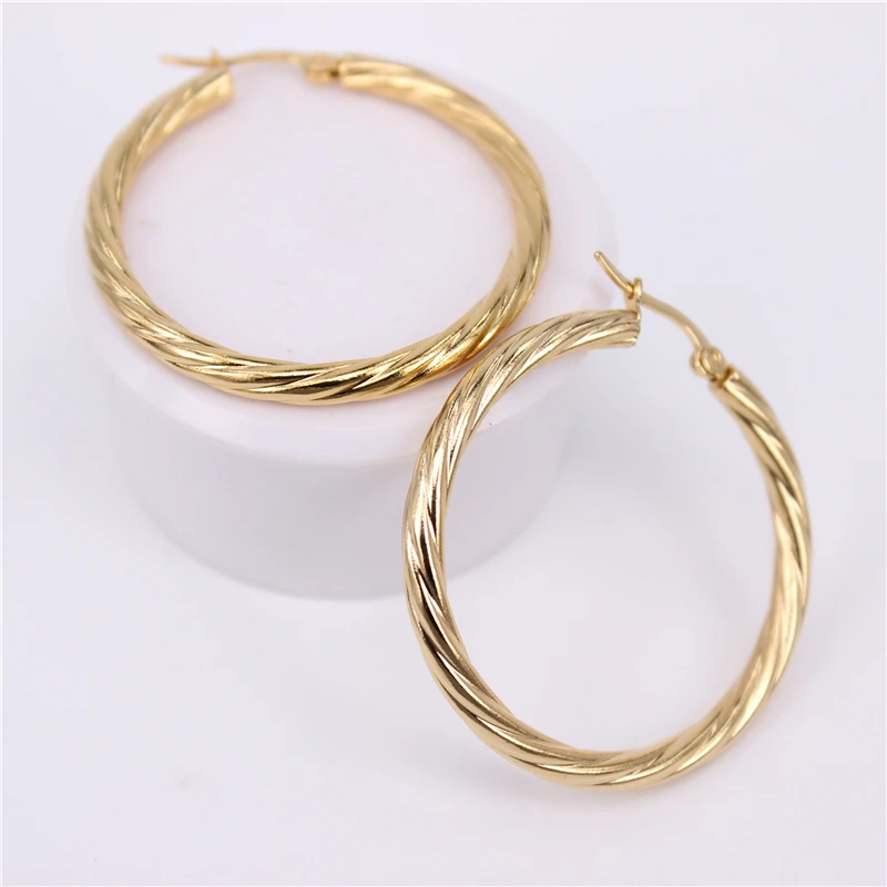 MGUB трендовые простые золотые/серебряные круглые серьги-кольца для женщин, Подарок на годовщину помолвки, часть LH619