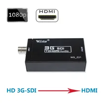 Wiistar SDI конвертер SDI в HDMI аудио-видео конвертер BNC в HDMI адаптер Поддержка HD 3g SDI Full HD 1080 P высокое качество