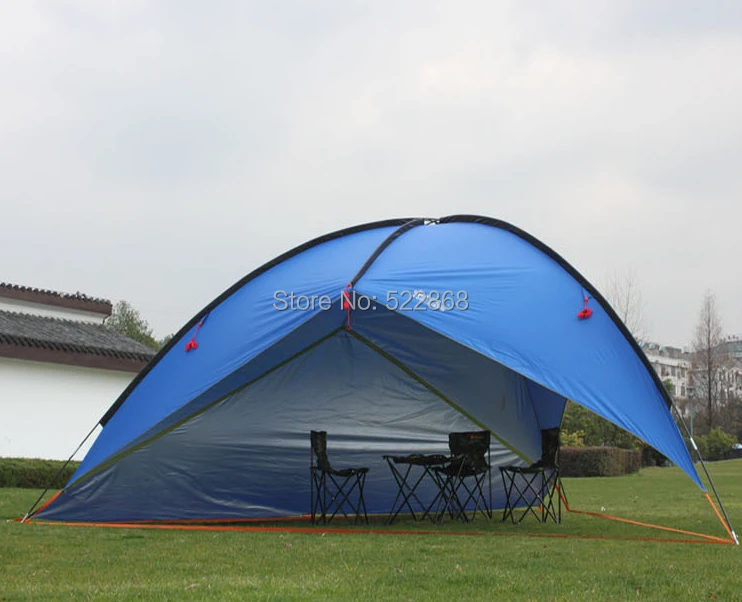 

2014 New style high quality ultralight waterproof 480*480*480*200cm large size sun shelter camping tent