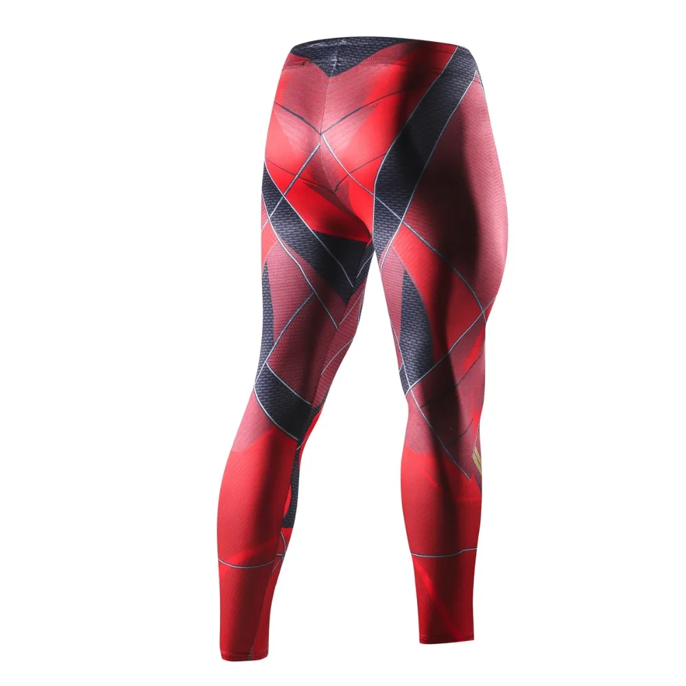 Высокое качество Для мужчин узкие брюки 3D шаблон Супермен железный человек Flash Бодибилдинг Сталкивателем Фитнес узкие брюки, леггинсы, обтягивающие брюки