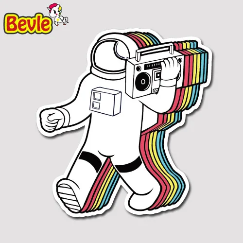 

Bevle 2192 Space walk Stickers LOGO Notebook Waterproof Tide Fashion Cartoon 3M Doinbby Sticker Skateboard Car Graffiti DIY