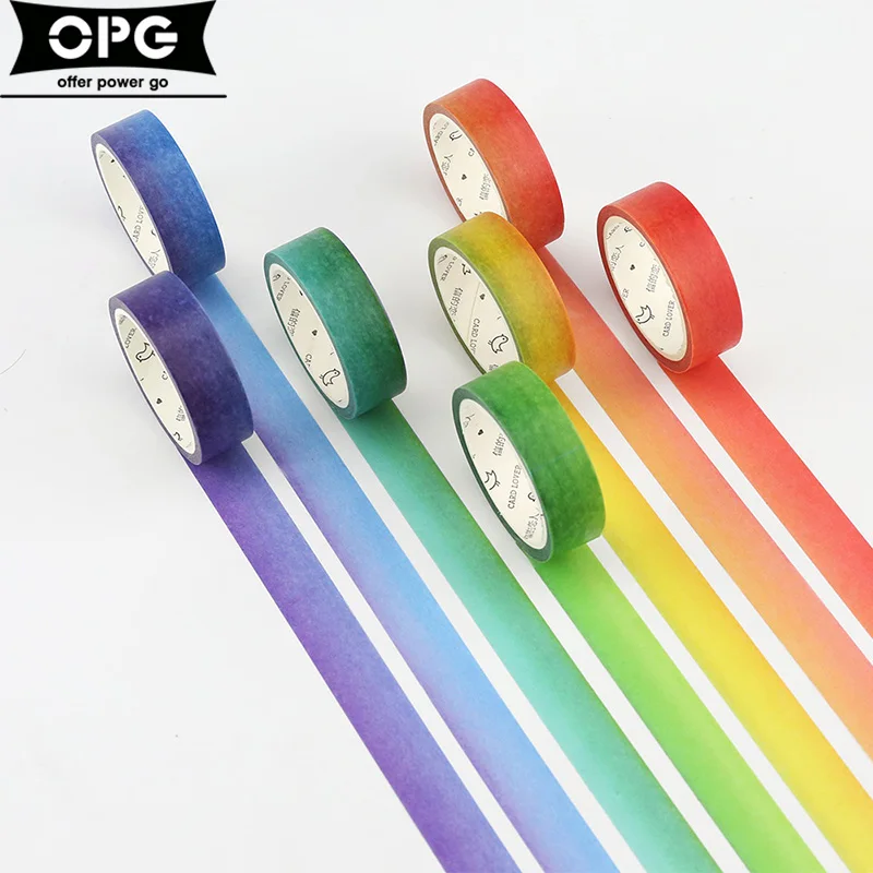 Japanese Washi Tape Decorative Scotch Tape Decorative Tapes Scrapbook Paper Masking Sticker Set