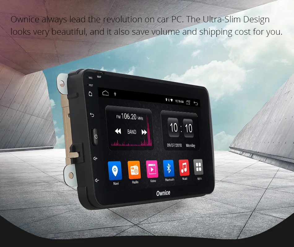 Cheap Ownice 2 Din K1 K2 Android 9.0 Octa Core Car DVD Player For Volkswagen Passat POLO GOLF Skoda Seat 4G LTE Nerwork 32GB ROM 17