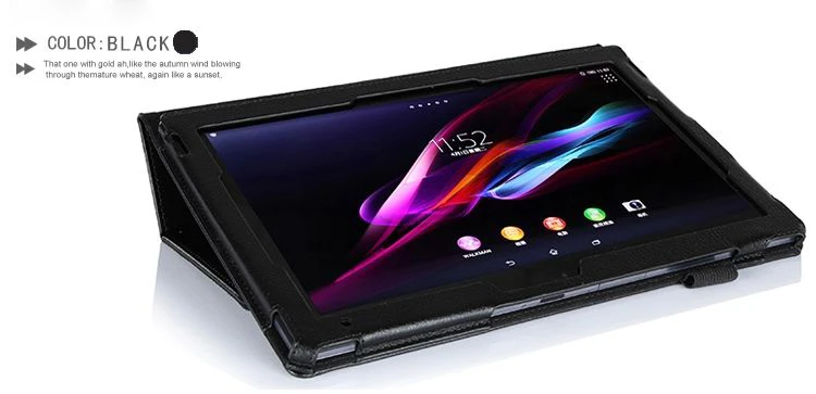 Флип-чехол из искусственной кожи для планшета sony Xperia Tablet Z Z1 10," SGP311 SGP312 SGP321 защитные кейсы-оболочки