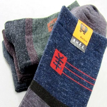 

10 Pairs/Lot Winter Mens Sock Cotton Socksmith Male Wool Novelty Footwear Crew Socks