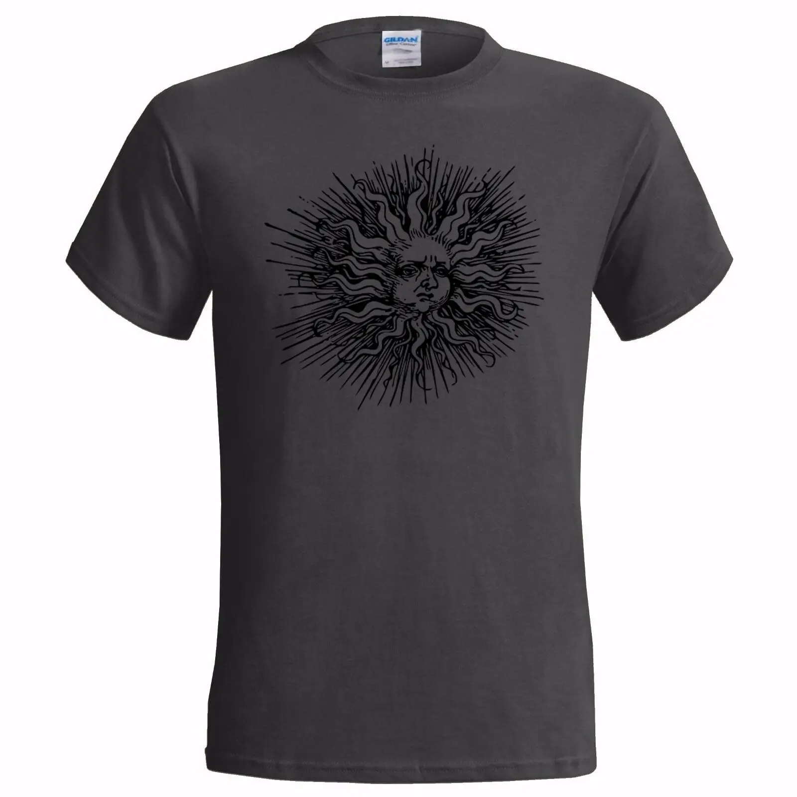 SUMMER SOLSTICE ART MENS T SHIRT PAGAN HIPPY URBAN DRUID EQUINOX WICCA RELIGION Fashion Style Men Tee Casual Short Sleeve TEE | Мужская