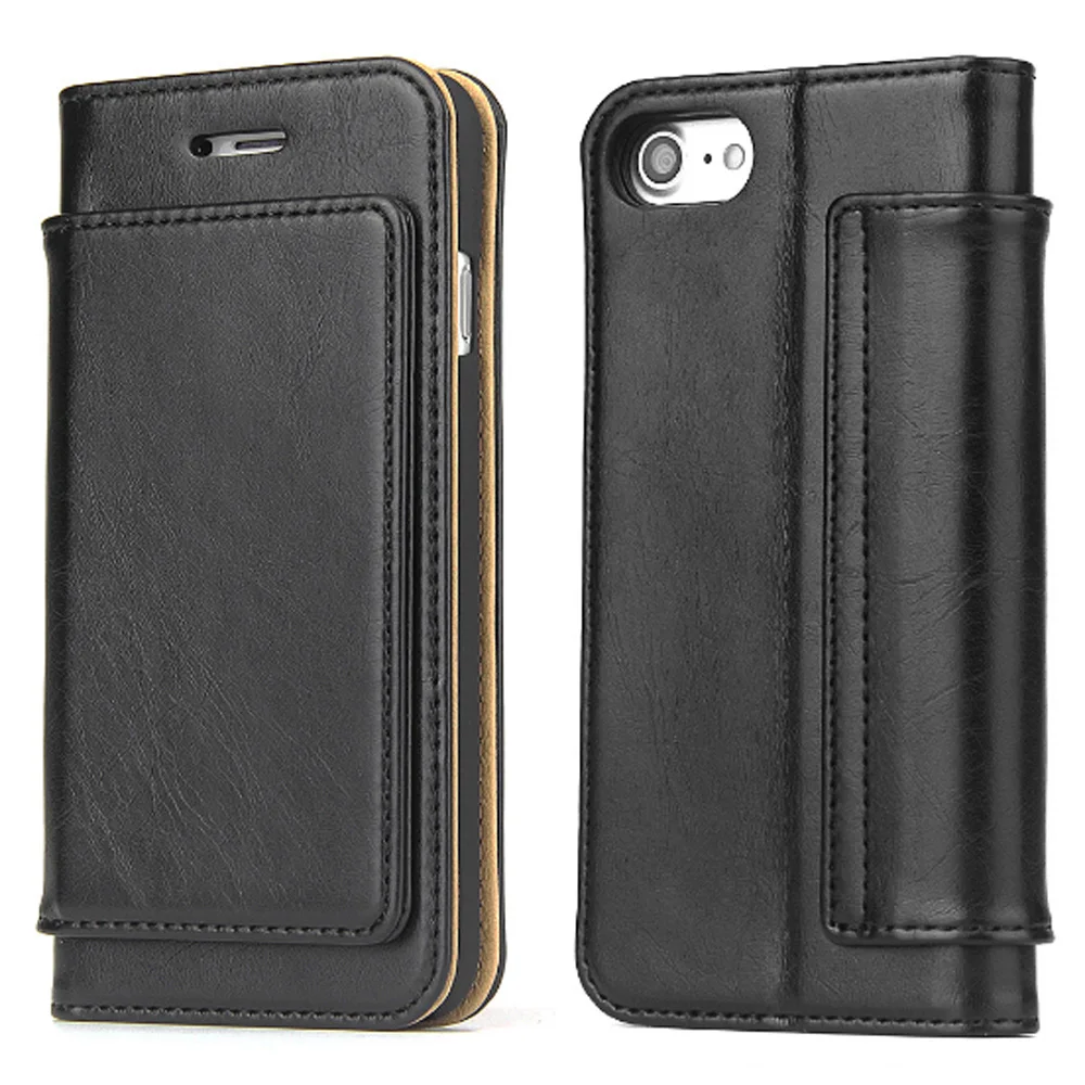 

FIERRE SHANN Luxury Wallet PU Leather Phone Case For iphone 7 8 Flip Cases With Stand Cover For iphone 7 plus 8 plus cover case