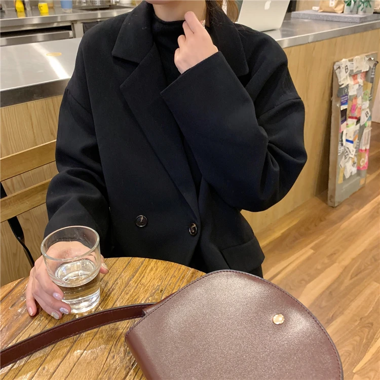 Корейский стиль Oversize для женщин пиджаки для и куртки повседневное Блейзер Femme