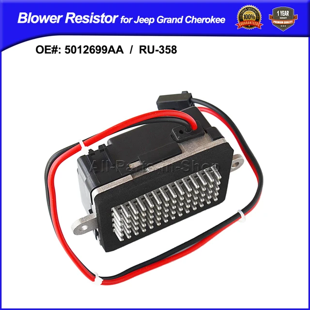 BLOWER MOTOR CONTROL MODULE RESISTOR 5012699AA, 05012699AA, RU358, RU