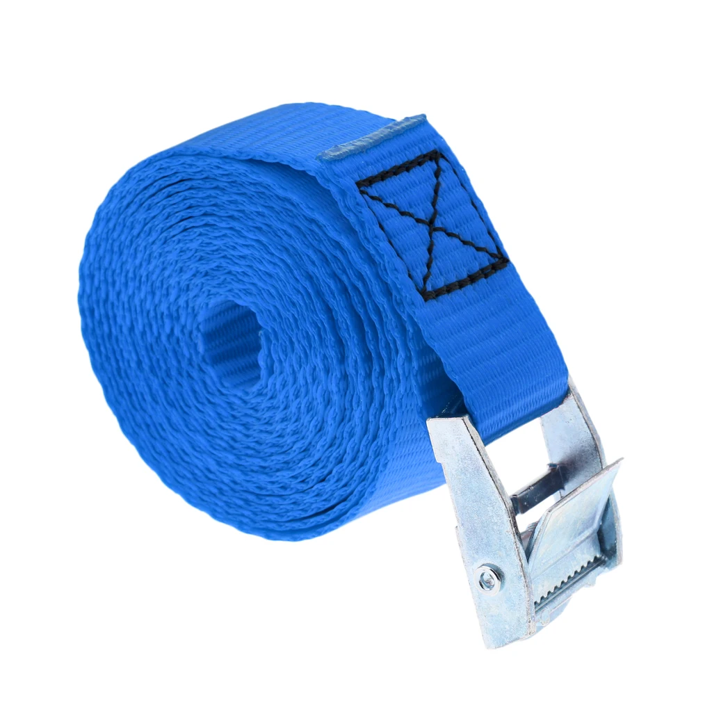 20 Buckled Straps 25mm Cam Buckle 5 meters Long Heavy Duty Load Securing 250kg 