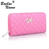 Women Wallets Fashion Durable Purse Bow Wallet Female Card Holders Cellphone Pocket PU Leather Cute Solid Women Money Bag Clutch 1