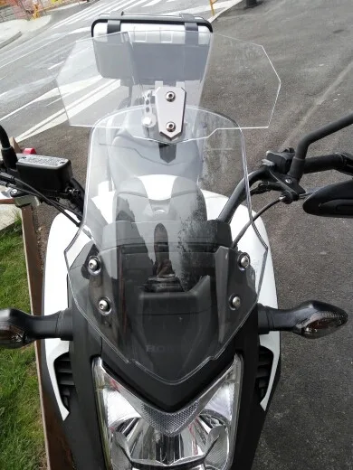 Airflow NEW adjustable windshield for Honda Yamaha Suzuki Kawasaki KTM Aprilia BMW Ducati models with windshield