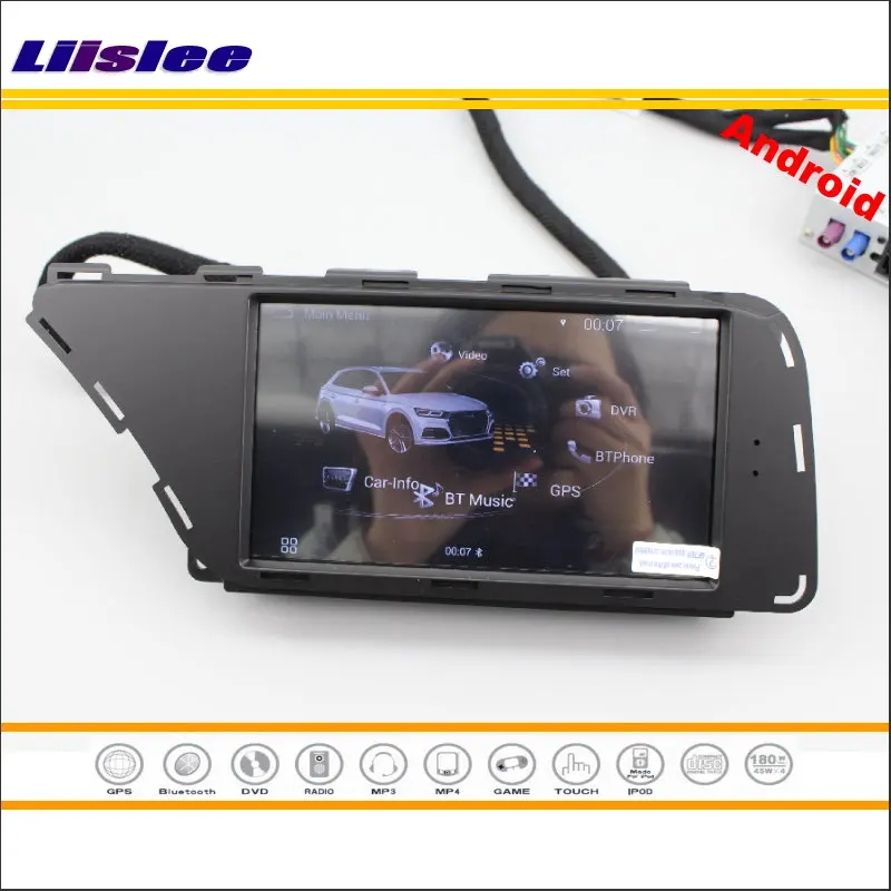 Best Liislee Android 4.4 Multimedia For Audi A4 A5 Q5 2009~2015 Radio CD DVD Player Mirror Link BT RDS GPS Navi Map Navigation System 1