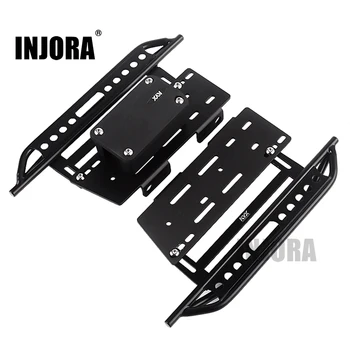 

INJORA 2PCS Metal Pedal & Receiver Box for 1:10 RC Rock Crawler Car Axial Scx10 SCX10 II 90046 Jeep Wrangler Body Shell