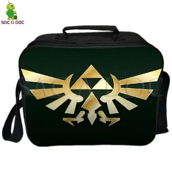 

The Legend of Zelda Majora's Mask Lunch Bag Thermal Insulated Bag Picnic Camping Shoulder Bag Fresh Keeping Ice Cooler Bag