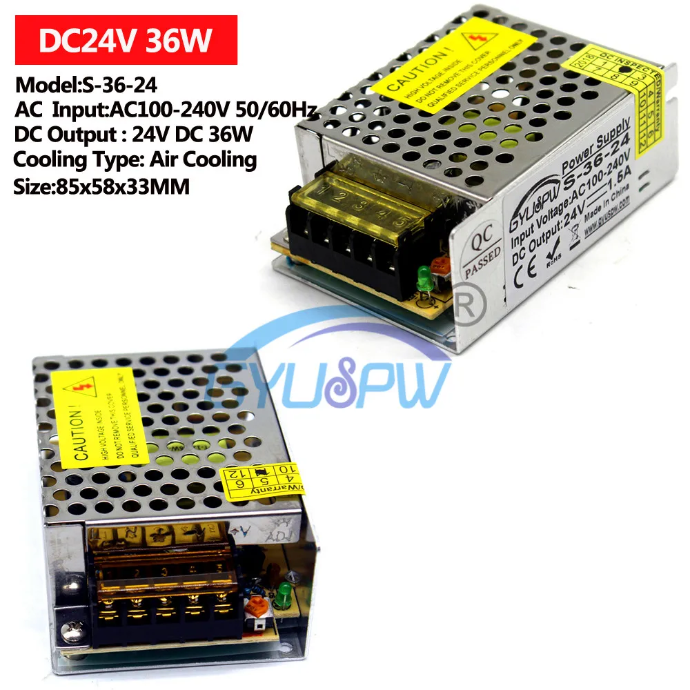 24V36W