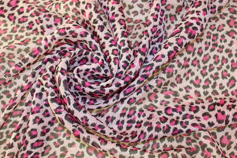 150cm Width Printed Chiffon Fabric Leopard Print Pink Ch9148 In 150cm Width Printed Chiffon Fabric Leopard Print Pink Ch9148 In From Home Garden On Aliexpress Alibaba Group