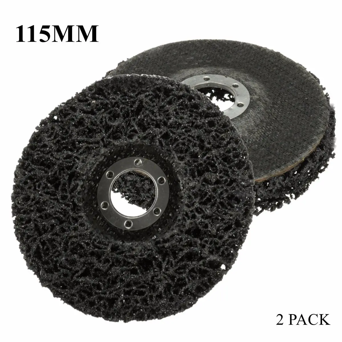 

2pcs 115mm Rust Paint Remover Abrasive Poly Disc Wheel For 4.5 Inch Angle Grinder
