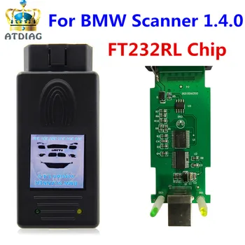 

Best price scanner 1.4 for BMW Scanner 1.4.0 Version OBD2 Code Reader 1.4 OBD Diagnsotic Tools Free Shipping