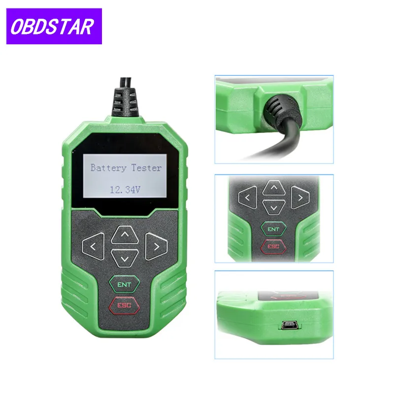 

OBDSTAR BT06 12V & 24V Automotive Battery Tester