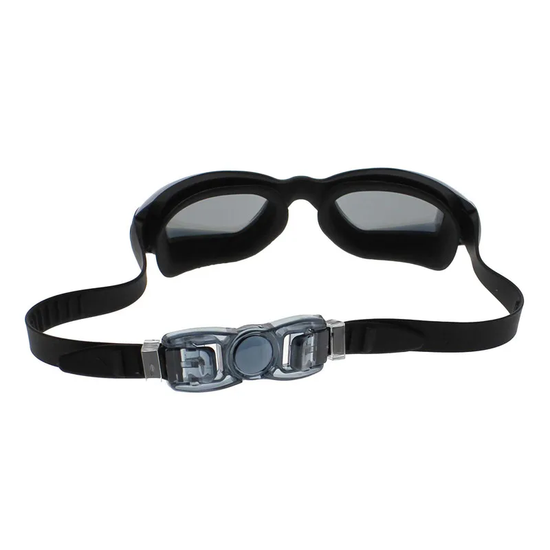 Взрослые УФ щит противотуманные очки плавание дайвинг регулируемые HD очки-черный