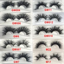 10 видов стилей 20 мм норковые ресницы ручной работы 3d норковые ресницы натуральные накладные ресницы искусственные накладные ресницы