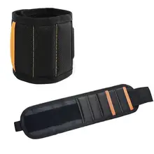 Магнитный сетчатый мешок магнитный ремешок на запястье магнит инструмент для фиксации винтов, гвоздей, сверла наручных ремней