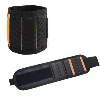 

Magnetic Wristband Bag Magnetic Wrist Strap Magnet Tool Picker For Fixing Screws, Nails, Drill Wrist Straps