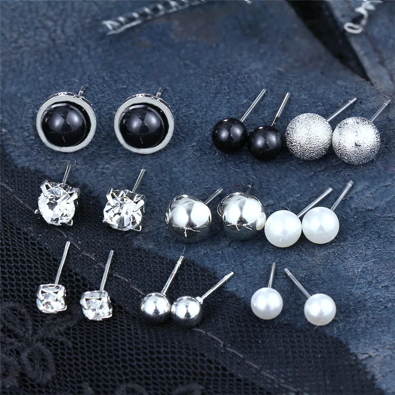17KM-Fashion-Crystal-Infinite-Stud-Earrings-Set-For-Women-Bijoux-Simulated-Pearl-Ball-Party-Earring-Statement (3)