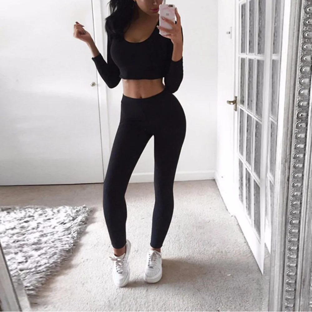 

women Sportswear Hoodies + Long Pants 2 Pieces Set Sportsuit Women Tracksuit Sporting Suit High Quality