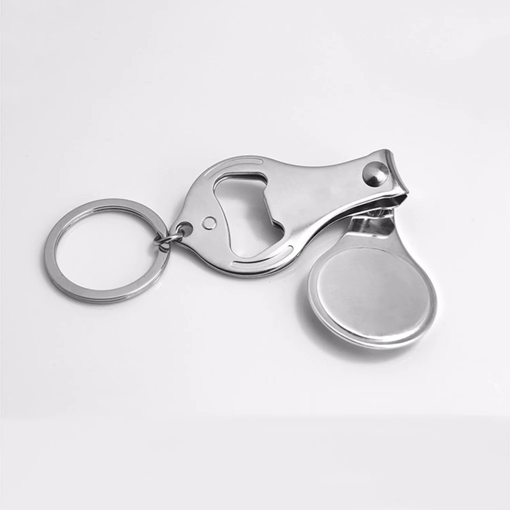 3 в 1 1 шт. новая многофункциональная машинка для стрижки ногтей с ключами кольцо-открывалка для бутылок Инструменты для маникюра