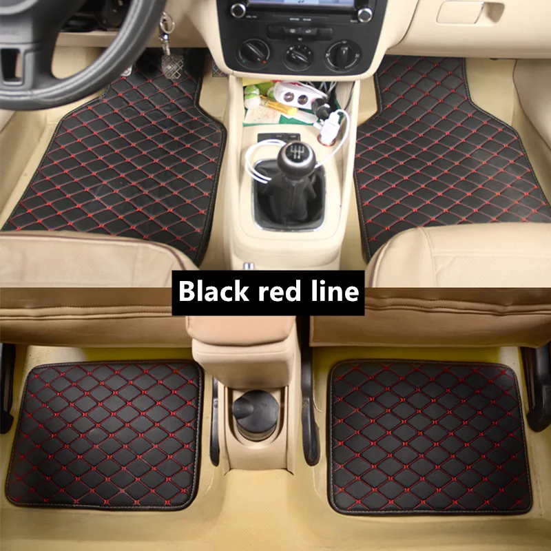 

Car Floor Mats Universal for Citroen C4 PICASSO C2 C3-XR C4L C5 C6 C-Quatre C-Elysee C-Triomp Car Leather floor mat carpet liner