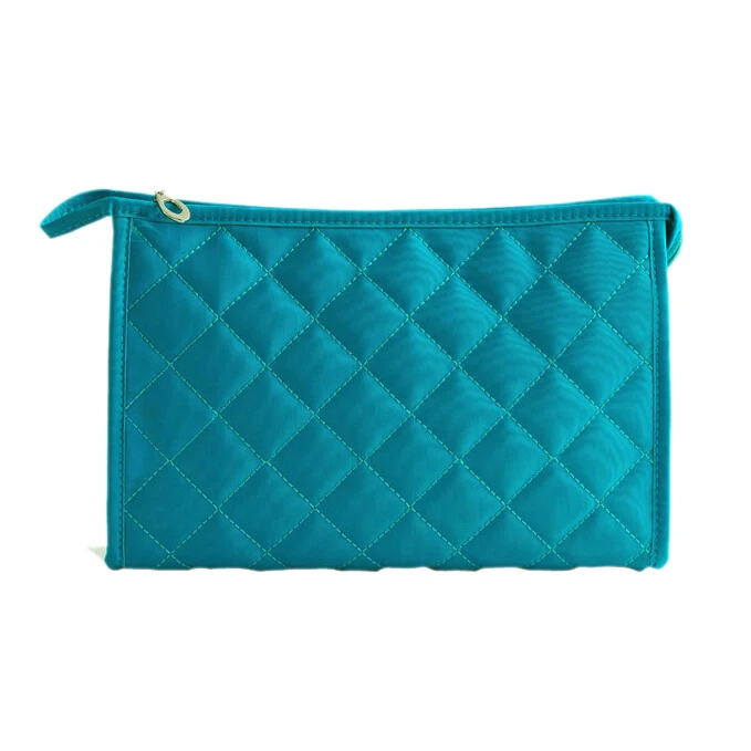 

TFTP Women Zipper Closure Small Cosmetic Case Makeup Bag - Blue Size M