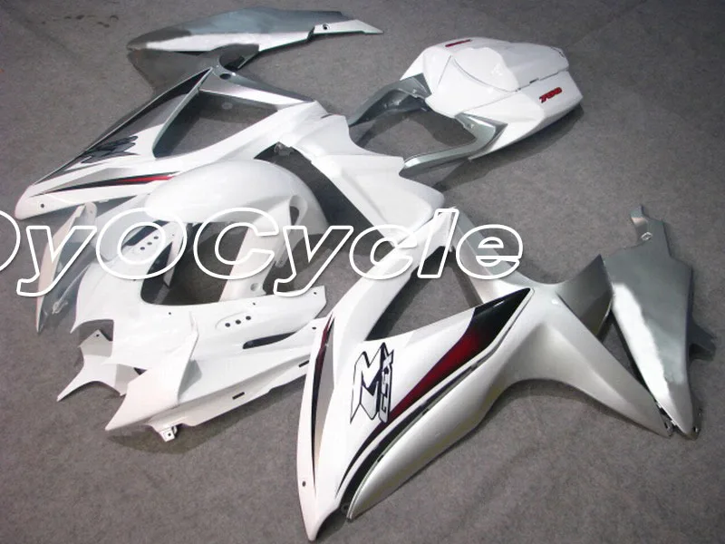 

For Suzuki 08-10 GSXR600 GSXR750 GSXR GSX-R 600 750 K8 K9 Motorcycle ABS Fairing Injection Bodywork Kit 2008 2009 2010 White