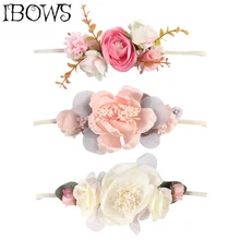Newborn Flower Headband For Girls Rhinestone Crown Hair bands Artificial flowers Photography Props Kids Hair Accessories Newborn Flower Headband For Girls Rhinestone Crown Hair bands Artificial flowers Photography Props Kids Hair Accessories
