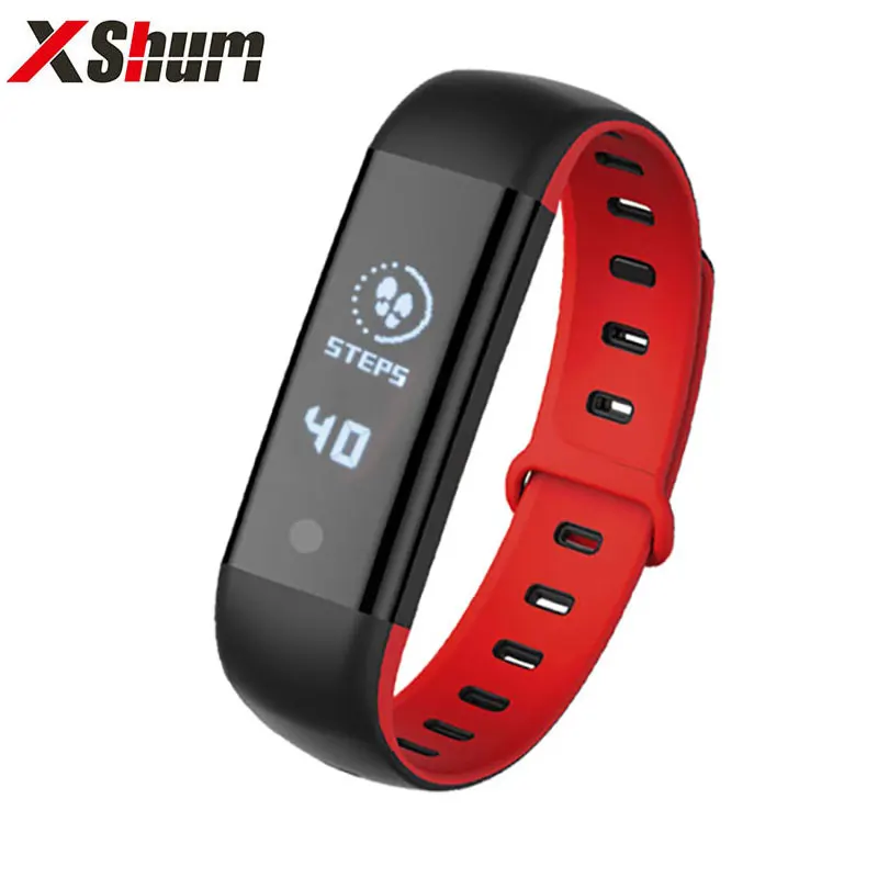

XShum 101 Smart Bracelet Bluetooth Heart Rate Monitor Smart Wristband Fitness Tracker Sport Wearable Devices For IOS Android