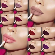 18 цветов пикантные модные долговечные Губная помада Косметика водостойкие матовые губы помада-блеск A Levre Labial
