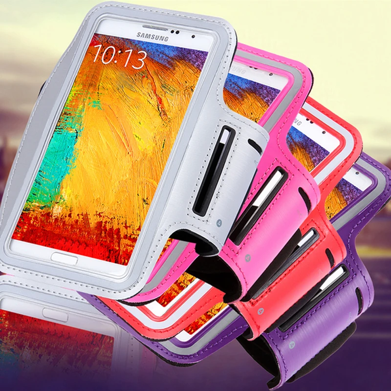 Водонепроницаемый спортивный кожаный чехол для Samsung Galaxy Note 1 2 3 4 5/A7 Sony Z1/Z2/Z3/LG