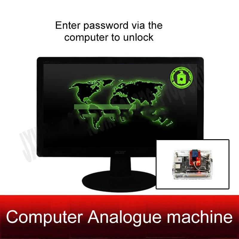  Secret room escape prop Adventure game Product game props Computer simulator Intelligent landing ma