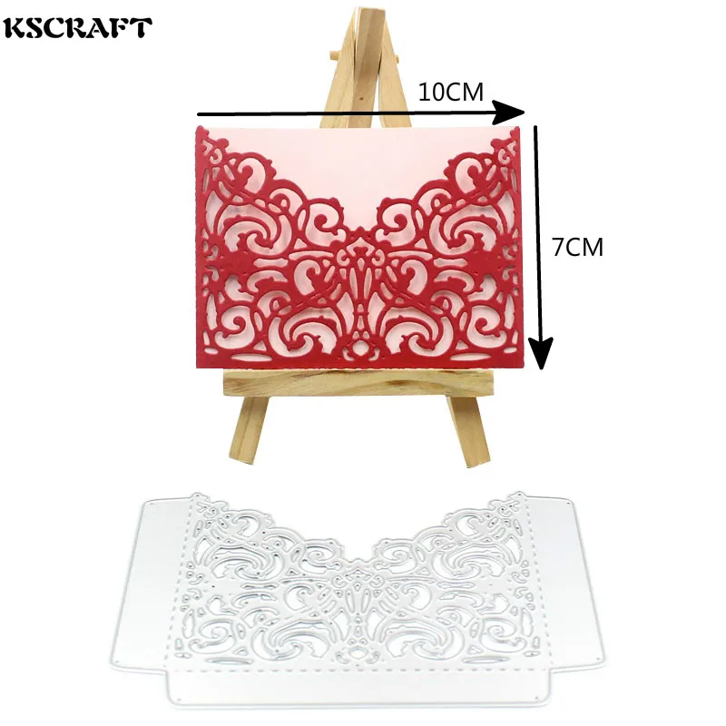 KSCRAFT крышка с цветком розы трафареты для резки металла DIY Скрапбукинг/фотоальбом