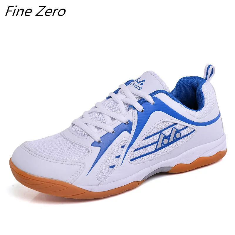 Новинка; мужские уличные кроссовки для бега; женская обувь из сетчатого материала для фитнеса; мужские удобные кроссовки; нескользящая спортивная обувь для бадминтона и тенниса - Цвет: white blue