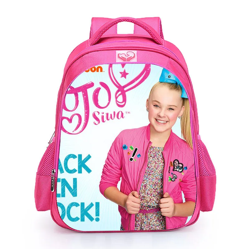 LUOBIWANG Jojo Siwa детские школьные рюкзаки для девочек От 3 до 6 лет, Детская футболка с изображением персонажей видеоигр школьные сумки Водонепроницаемый рюкзак plecak