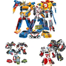 Lensple Tobot 3/2 в 1, Трансформационные машинки, робот, фигурка, игрушки, мультяшный персонаж, 3 машинки, сливаются, деформация, модель робота, игрушки