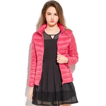 Зимние женские пуховики большого размера, куртки, теплые женские пуховики, зимние женские пуховики, зимний Повседневный тонкий пуховик J763