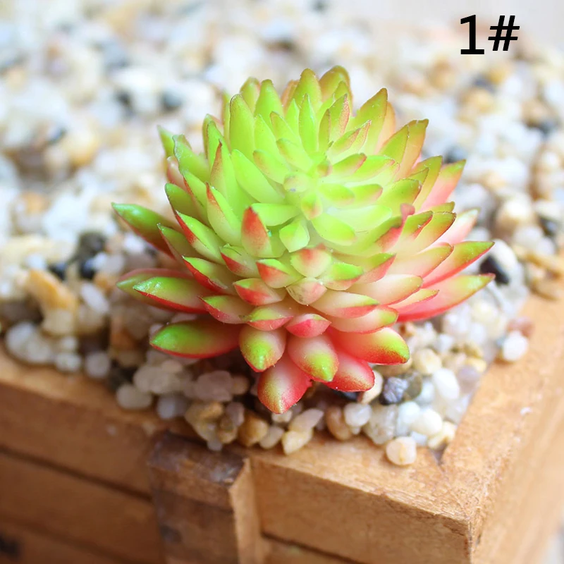 

Artificial Succulent Real Touch Gem Flower Foliage Plant Home Decor Green